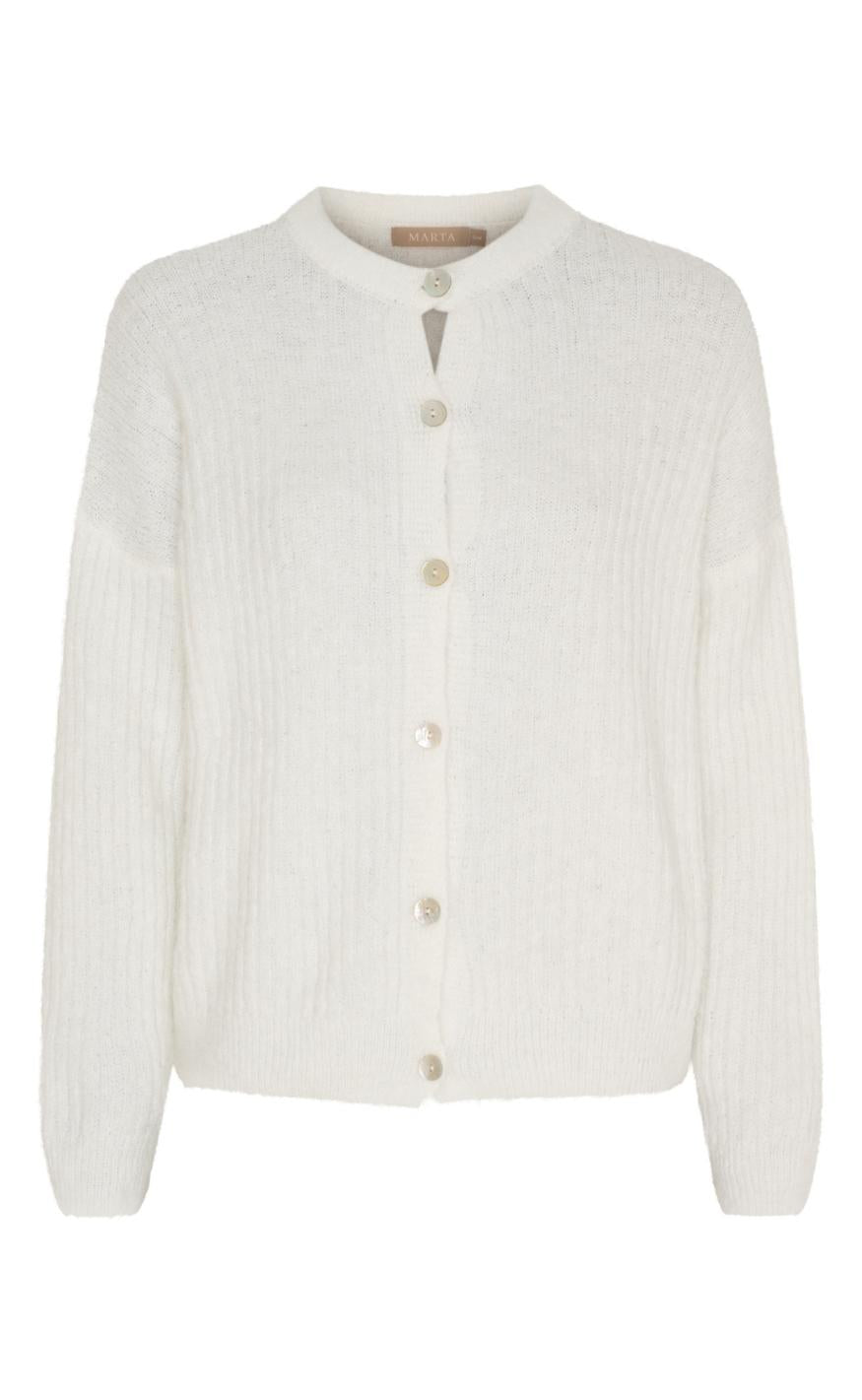 Marta Du Chateau Cardigan - Frederikke - White9501