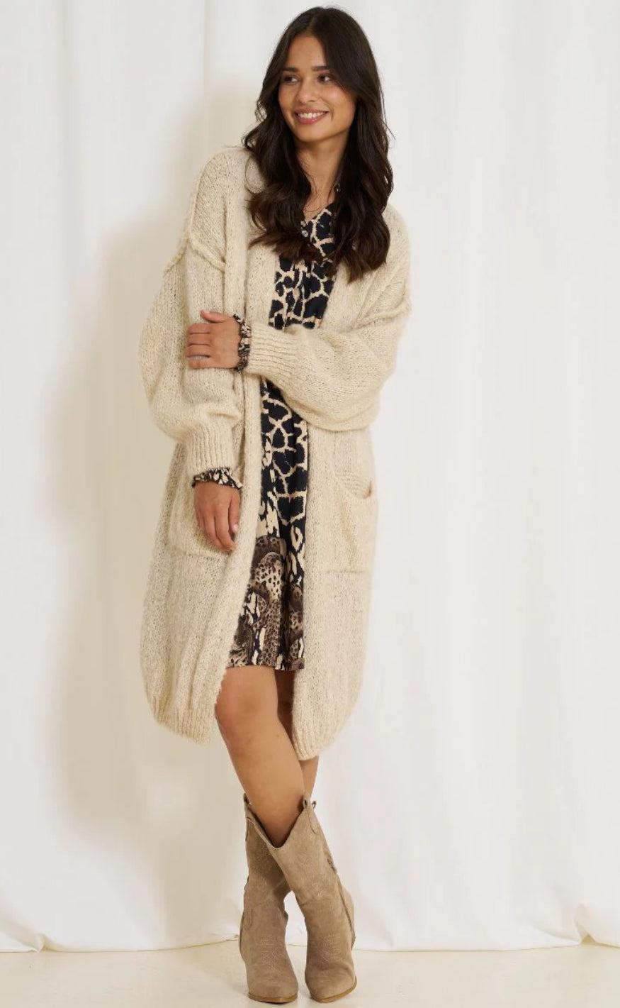 Marta Du Chateau Cardigan - Vega - Beige