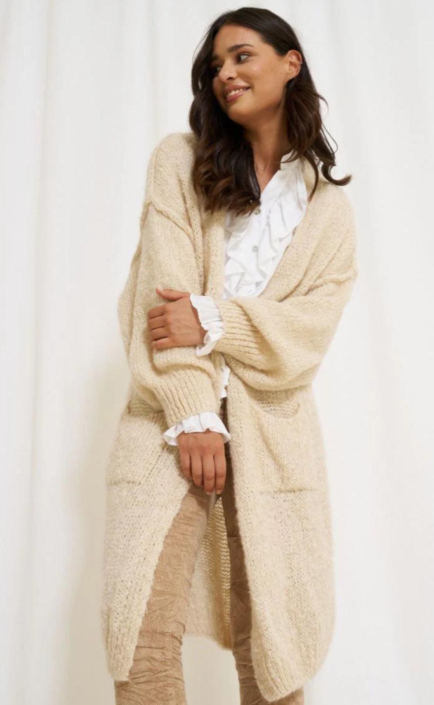 Marta Du Chateau Cardigan - Vega - Beige