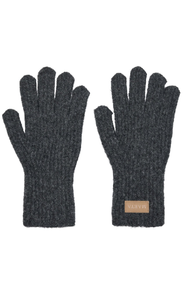 Marta Du Chateau Handsker - Gloves - Light Grey