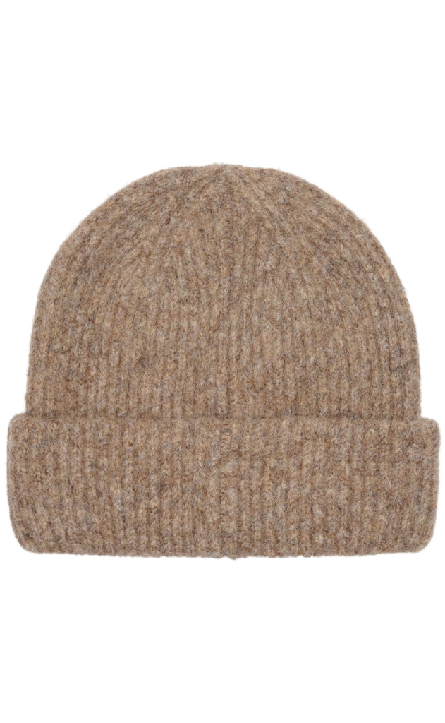 Marta Du Chateau Hat - Rib Beanie - Fango