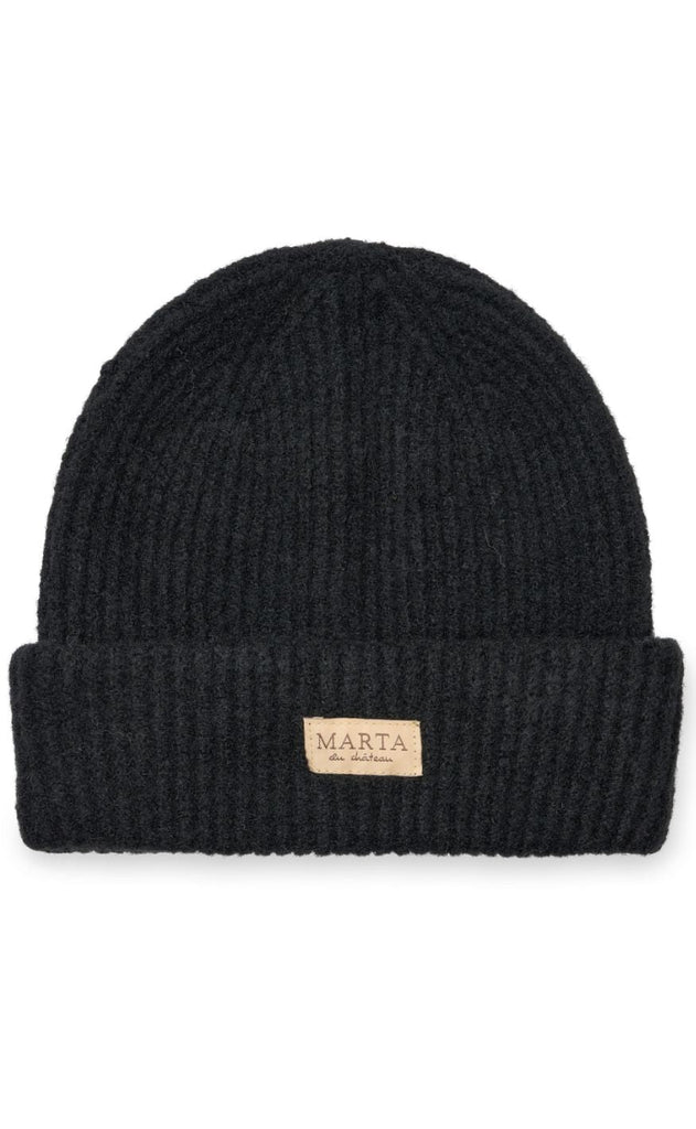 Marta Du Chateau Hue - Rib Beanie - Black