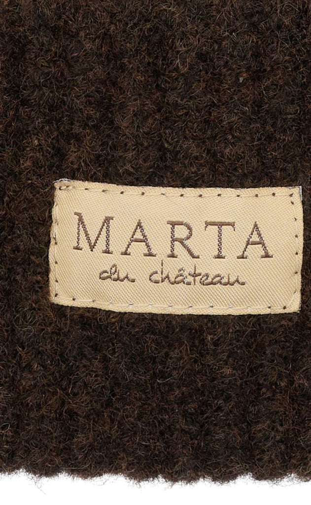 Marta Du Chateau Hue - Rib Beanie - Brown