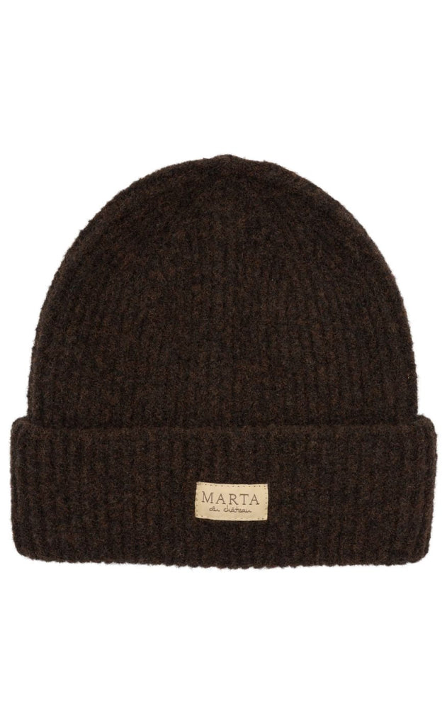 Marta Du Chateau Hue - Rib Beanie - Brown