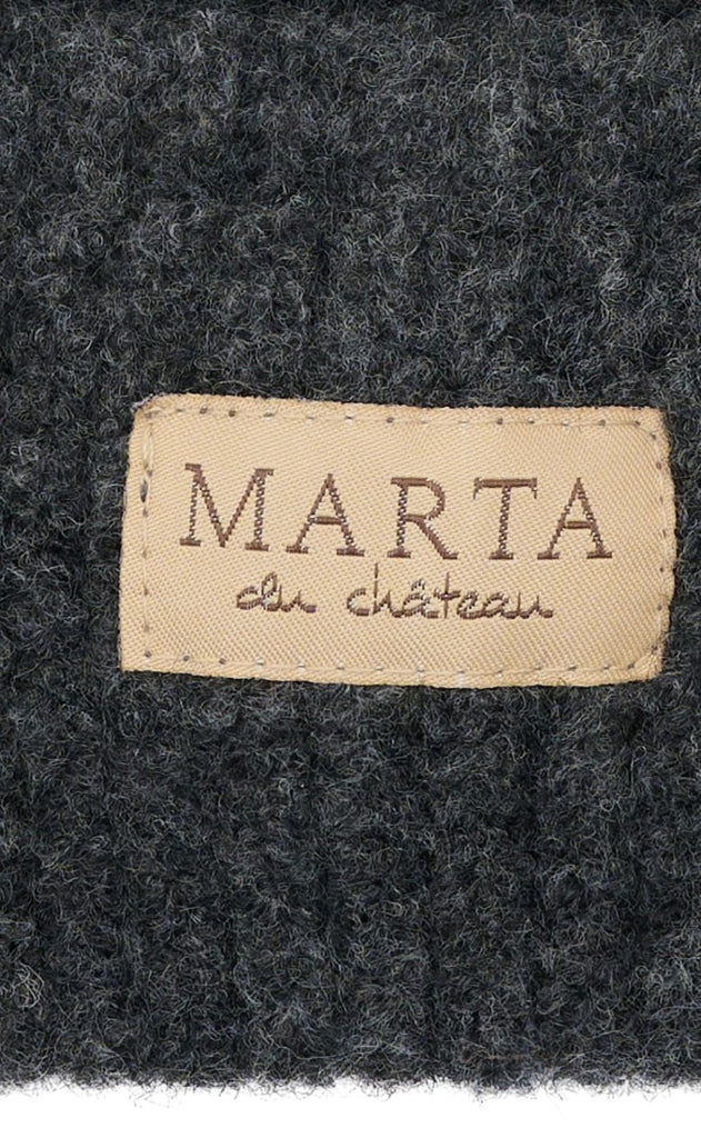 Marta Du Chateau Hue - Rib Beanie - Grey