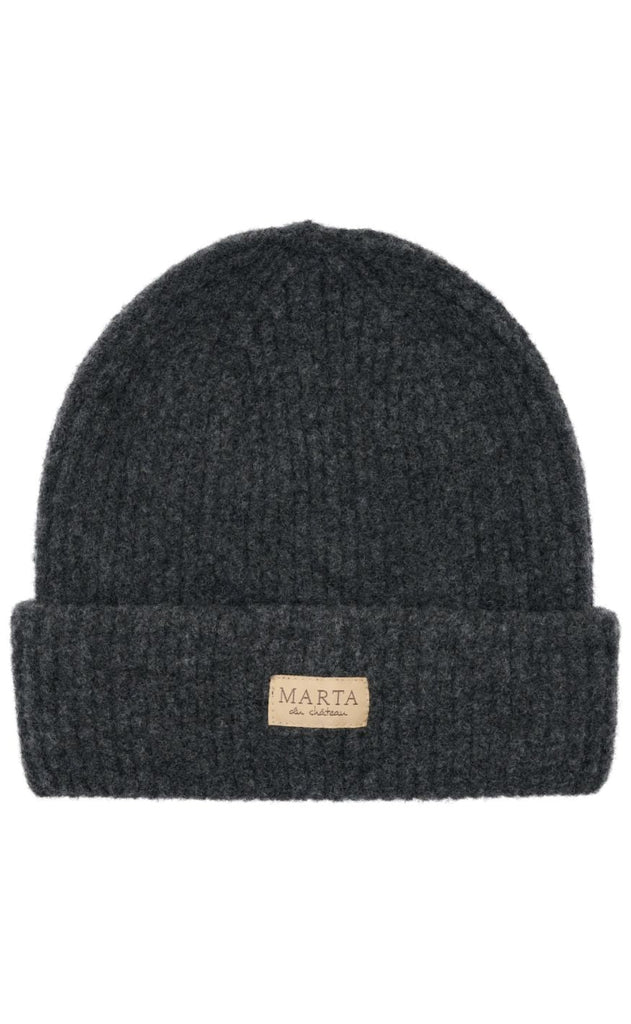 Marta Du Chateau Hue - Rib Beanie - Grey