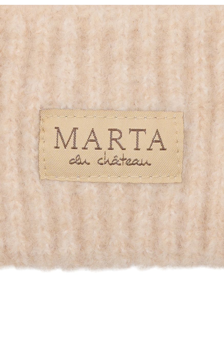 Marta Du Chateau Hue - Rib Beanie - Offwhite
