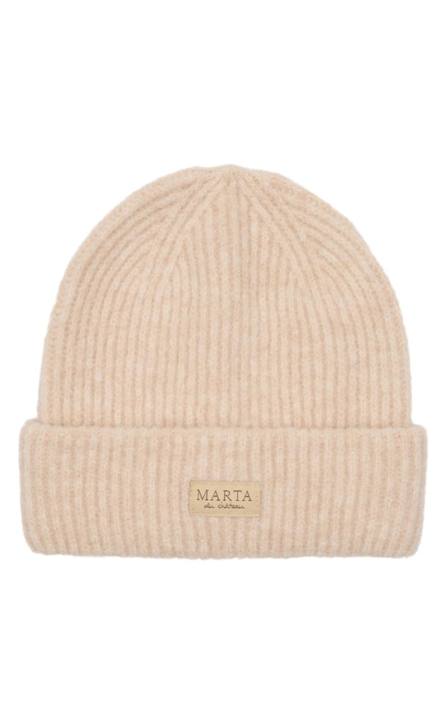 Marta Du Chateau Hue - Rib Beanie - Offwhite