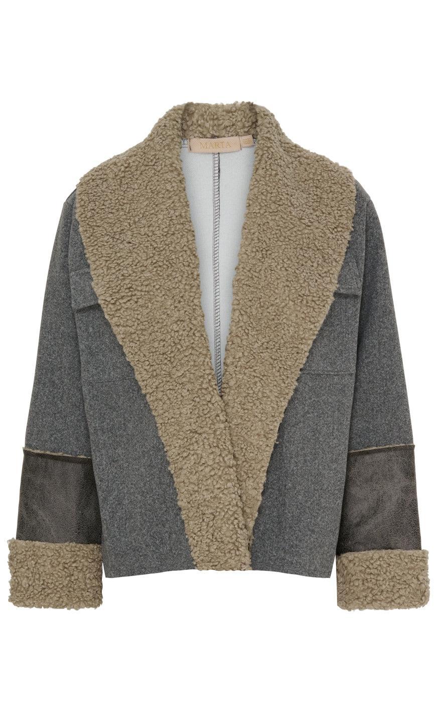 Marta Du Chateau Jakke - 80130 Beth - Grigio