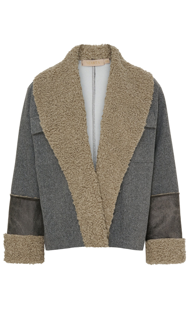 Marta Du Chateau Jakke - 80130 Beth - Grigio