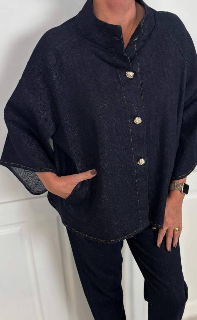 Marta Du Chateau Jakke - Arwen - Dark Blue