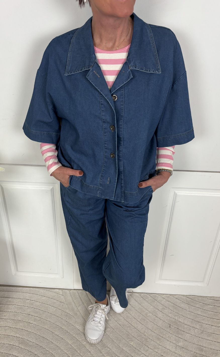 Marta Du Chateau Jakke - Belisa - Medium Blue