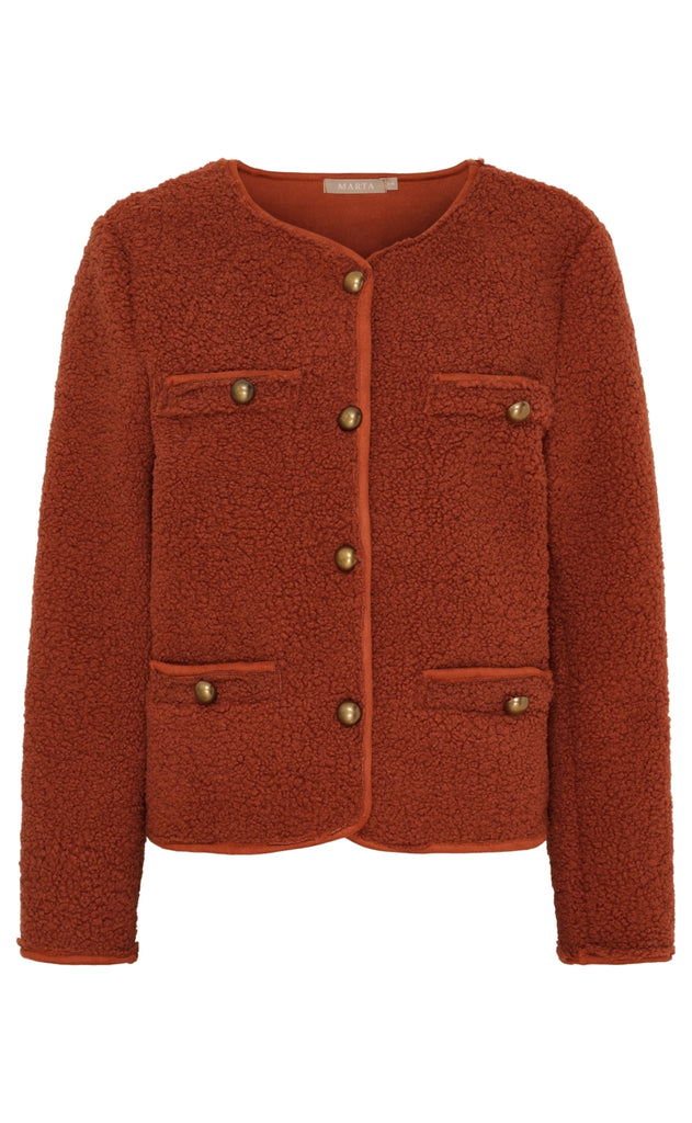 Marta Du Chateau Jakke - Frost - Coccio