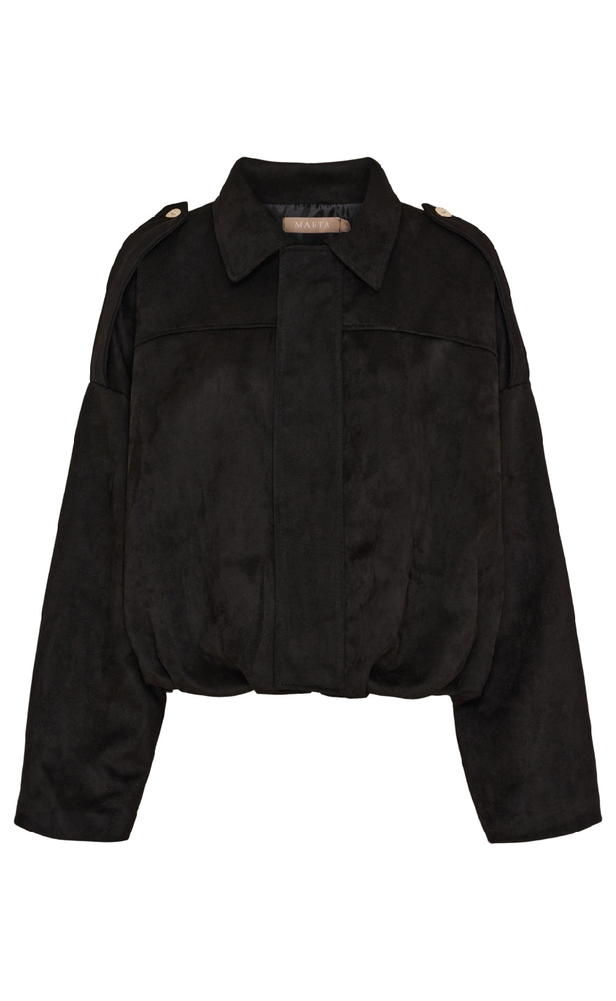 Marta Du Chateau Jakke - Kamelia - Black