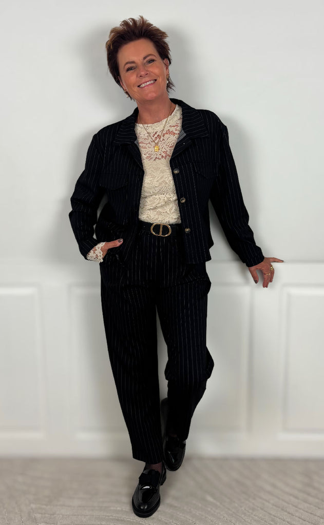 Marta Du Chateau Jakke - Opal - Black