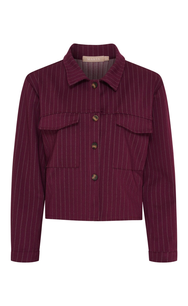 Marta Du Chateau Jakke - Opal - Bordeaux