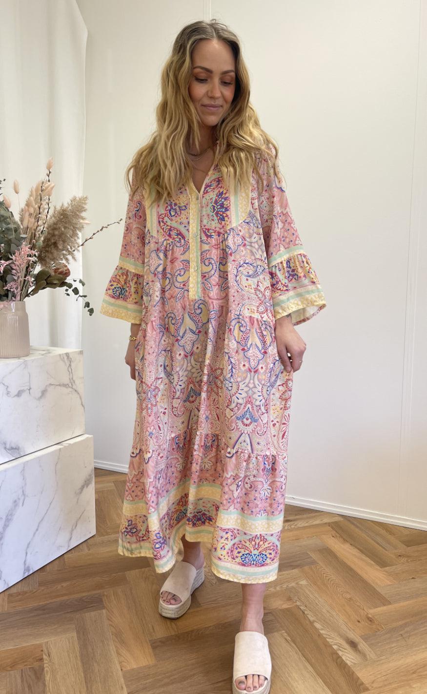 Marta Du Chateau Kjole - 2270 - Rosa Pulvere