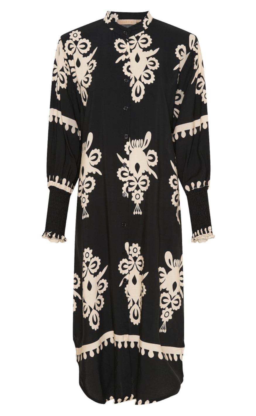 Marta Du Chateau Kjole - 4991B Merle - Black