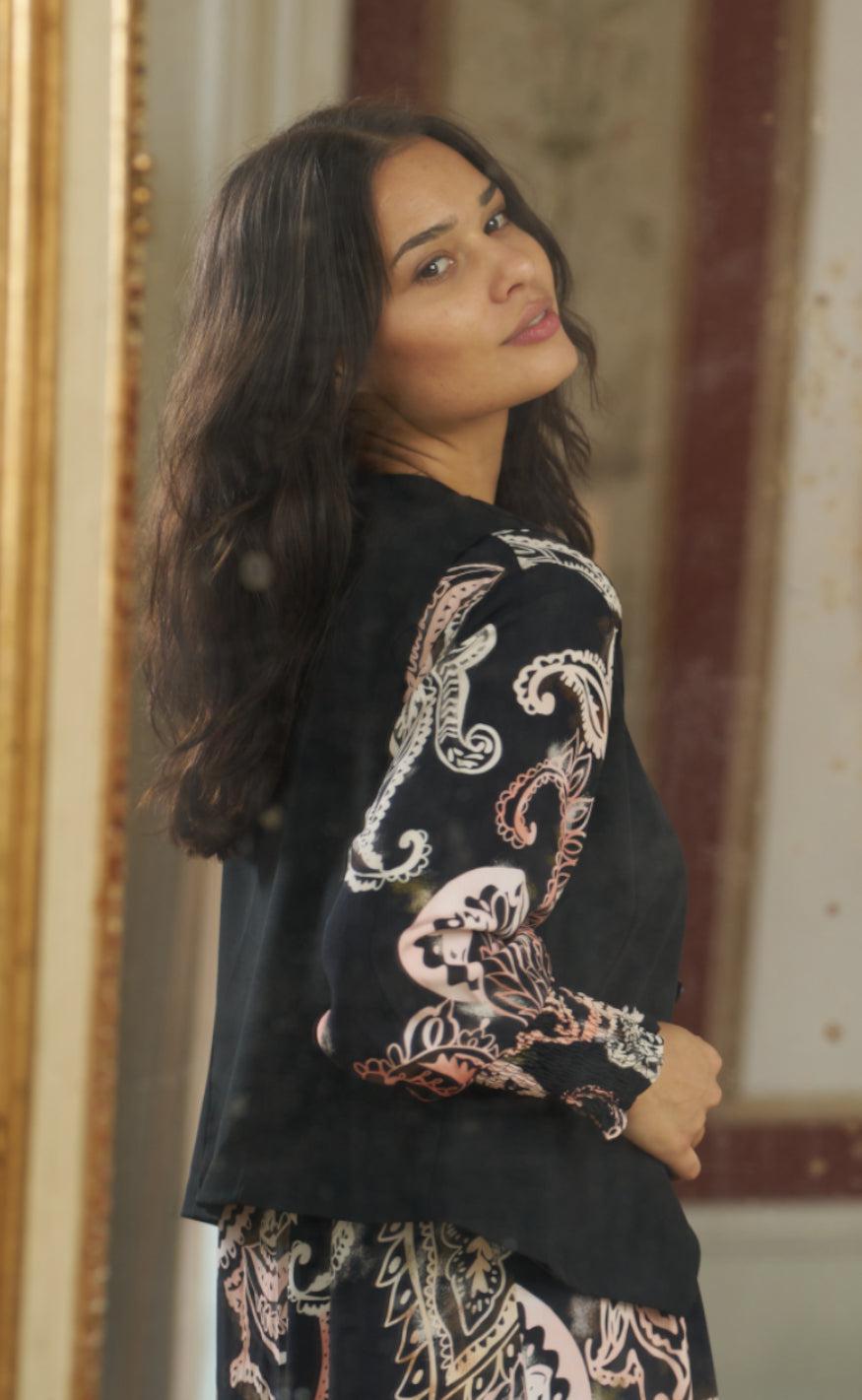 Marta Du Chateau Kjole - 4991B Merle - Black 820
