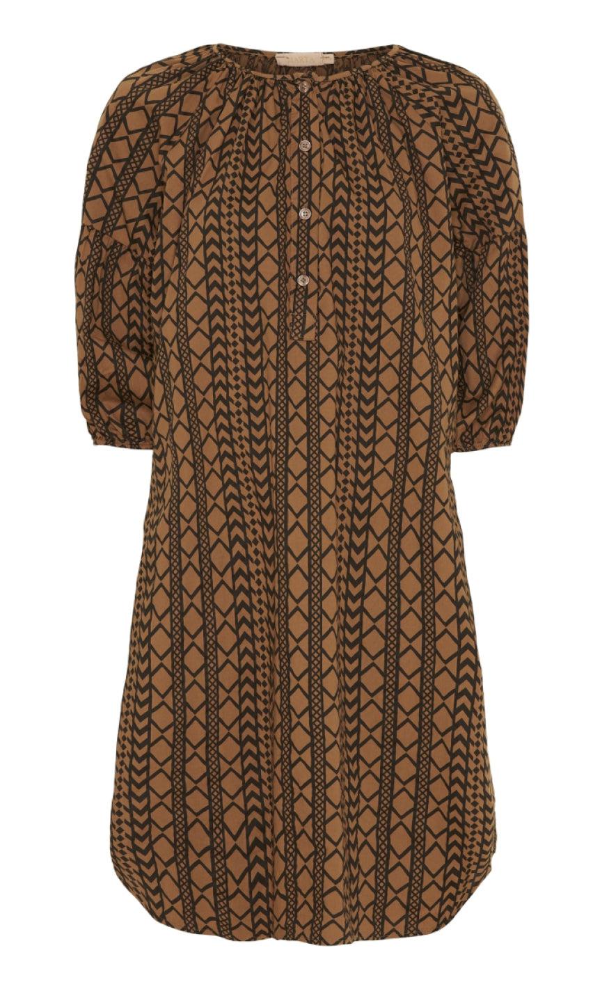 Marta Du Chateau Kjole - 5879 Ellie - Camel/Black