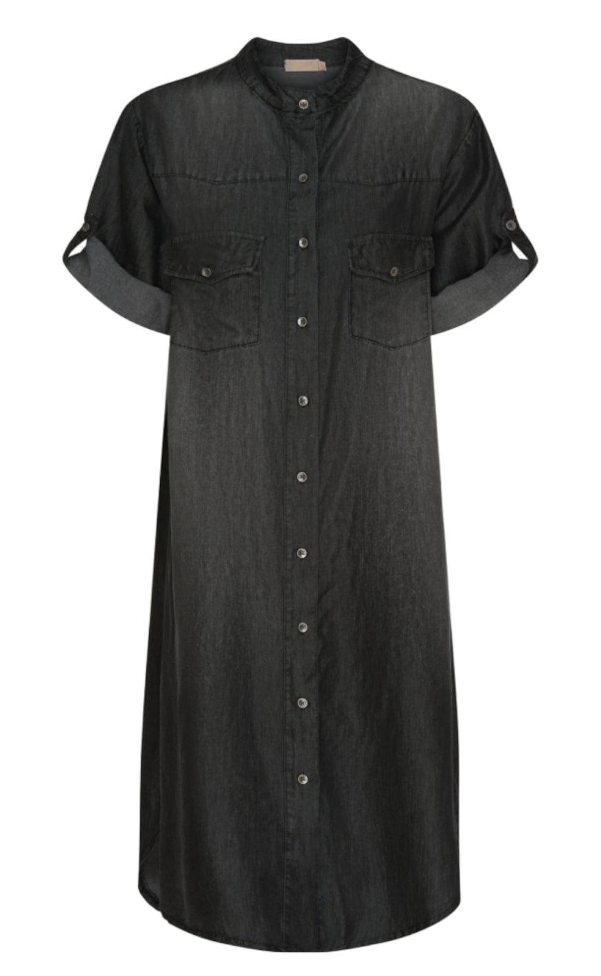 Marta Du Chateau Kjole - 82302 Björt - Black Washed