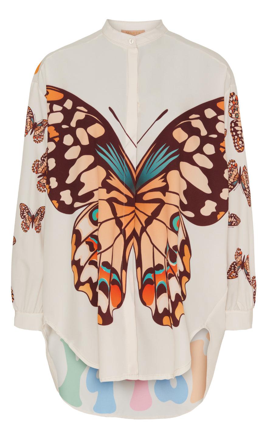 Marta Du Chateau Kjole - 83215/10 Paisley - Beige