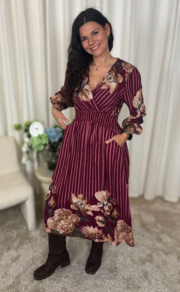 Marta Du Chateau Kjole - Bailey - Bordeaux