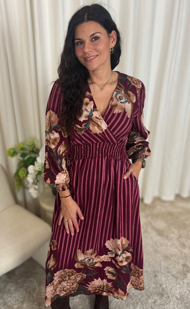 Marta Du Chateau Kjole - Bailey - Bordeaux