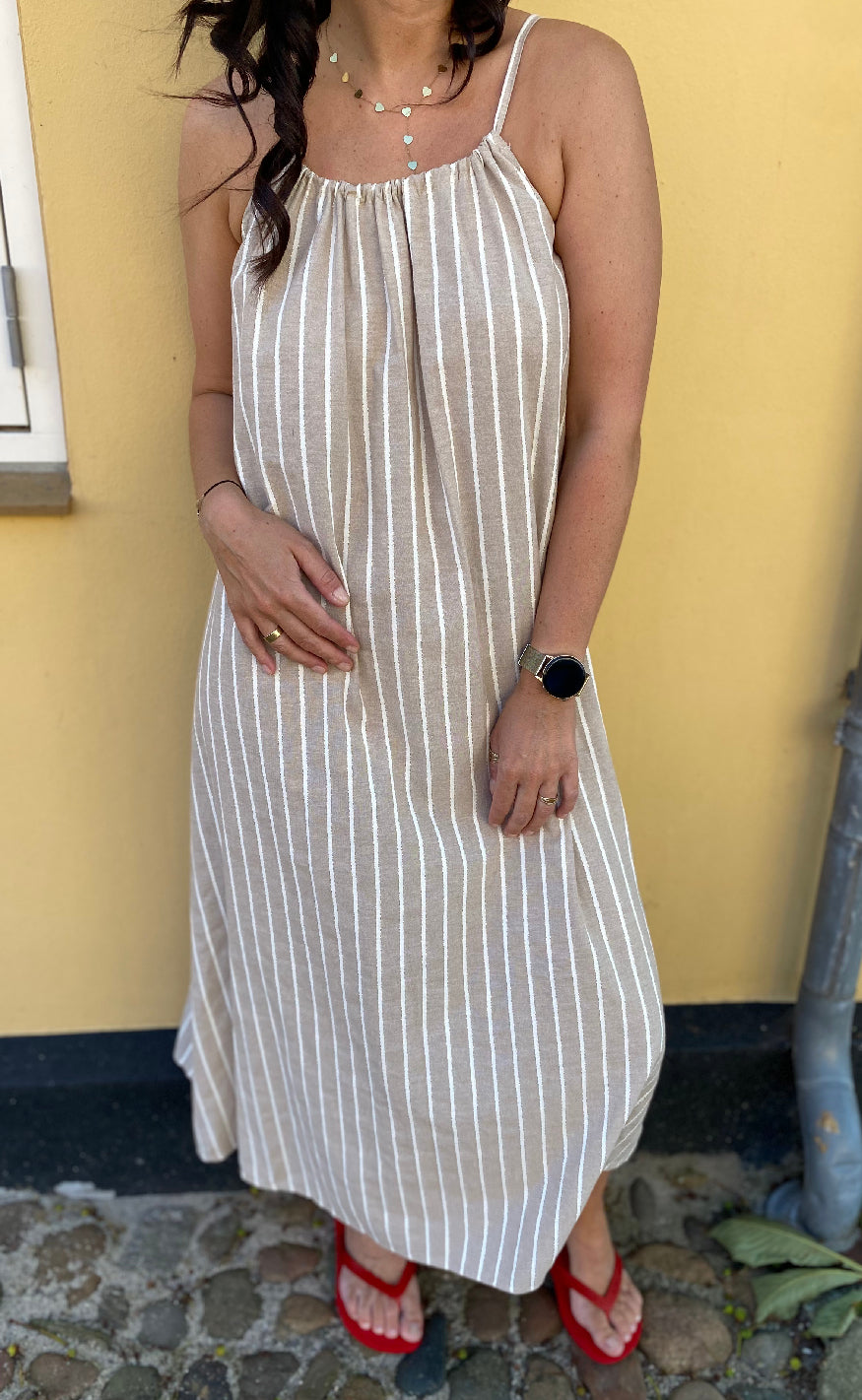 Marta Du Chateau Kjole - Carmela - Beige