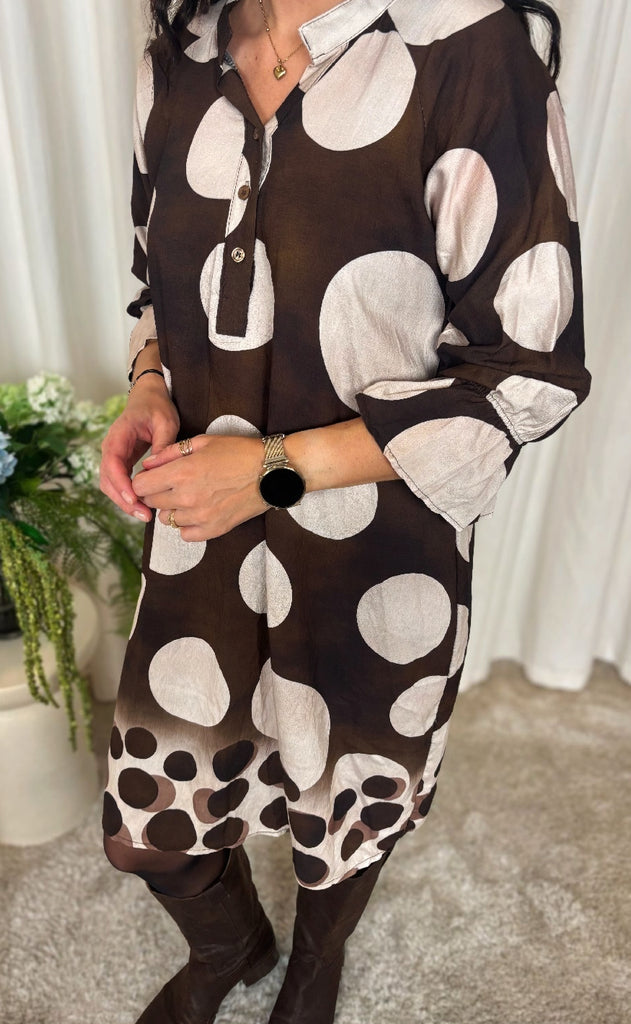 Marta Du Chateau Kjole - Cypress - Marrone