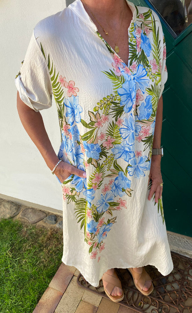 Marta Du Chateau Kjole - Dina - Celeste