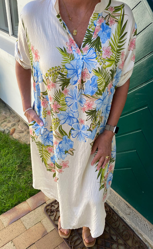 Marta Du Chateau Kjole - Dina - Celeste