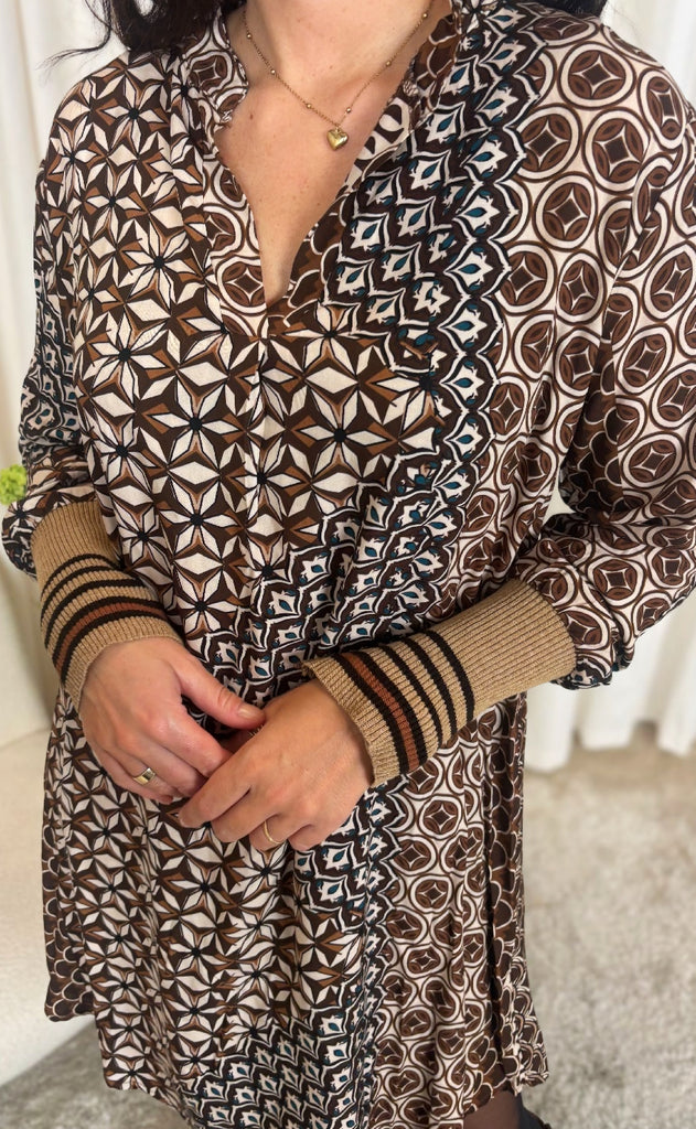 Marta Du Chateau Kjole - Dominika - Marrone