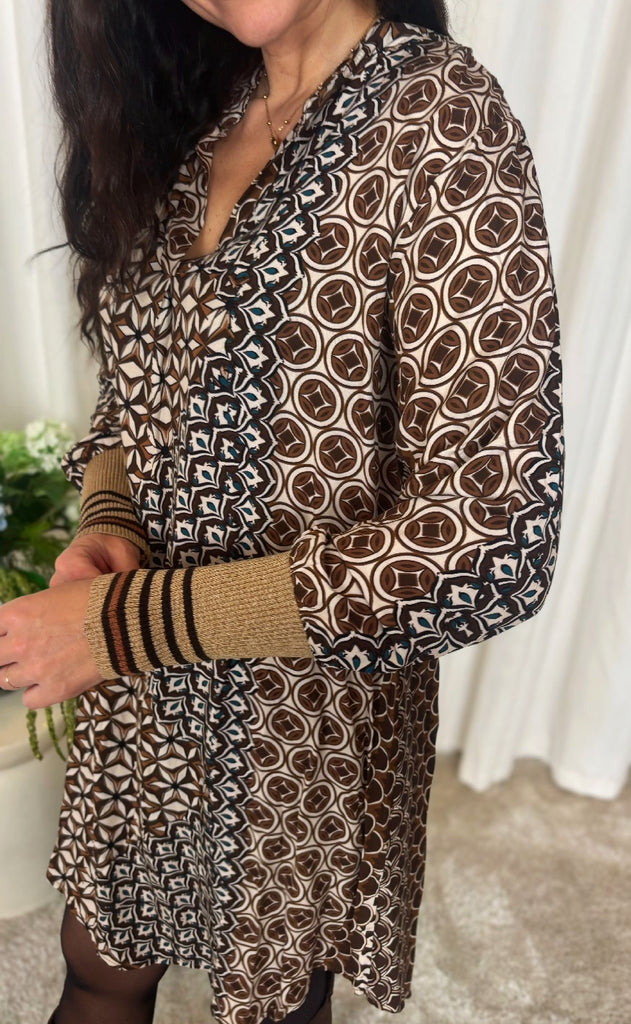 Marta Du Chateau Kjole - Dominika - Marrone