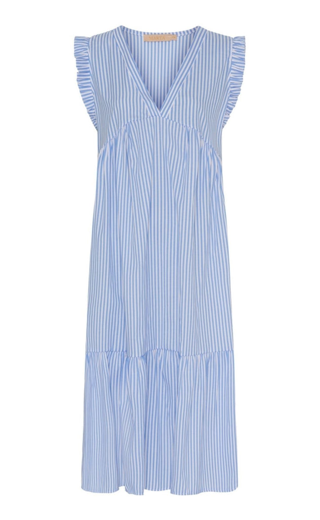Marta Du Chateau Kjole - Elma - Blue Stripe