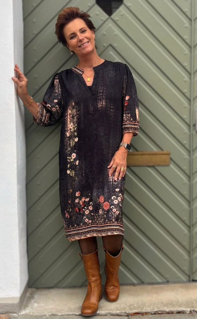 Marta Du Chateau Kjole - Goldie - Nero / Black