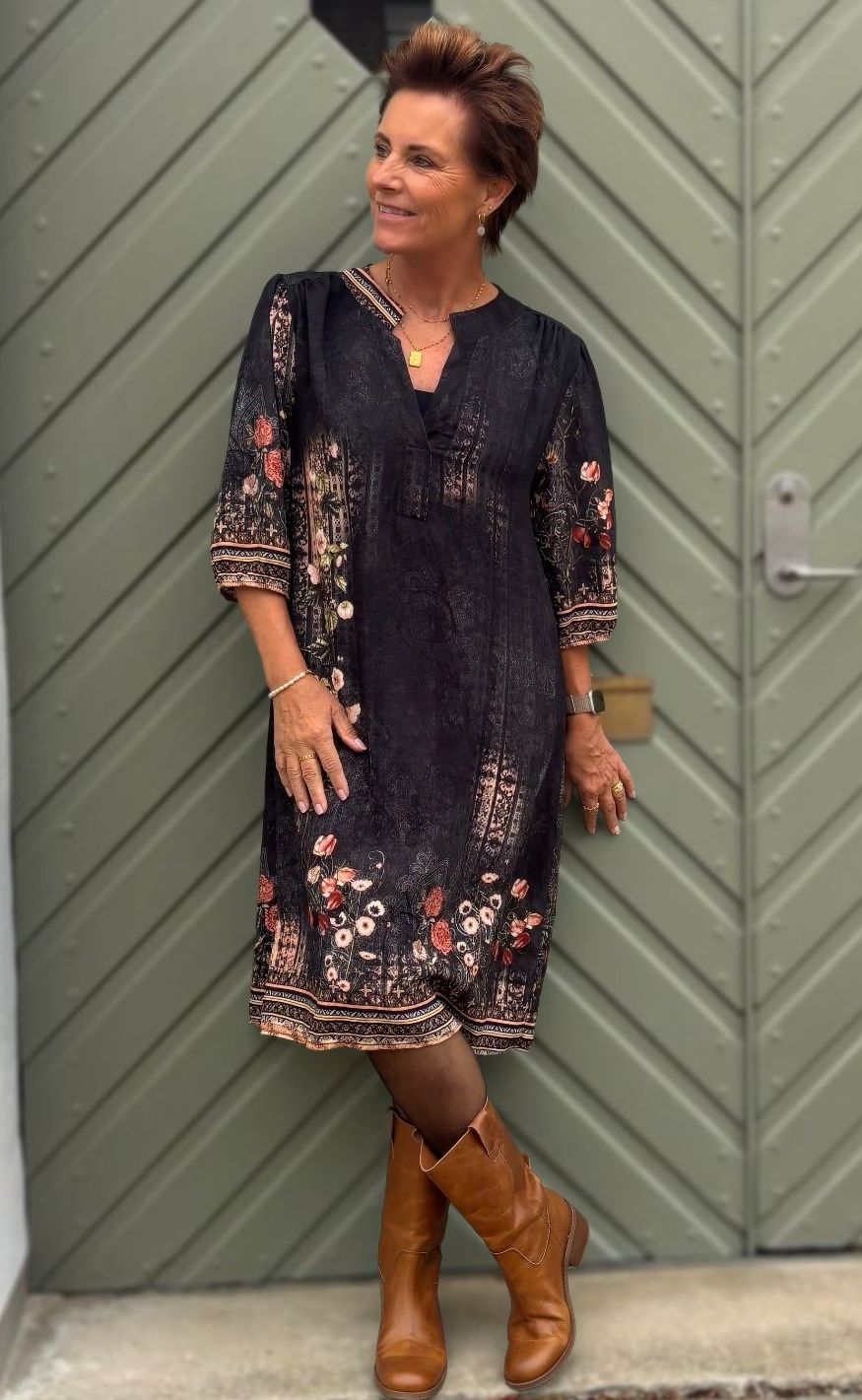 Marta Du Chateau Kjole - Goldie - Nero / Black