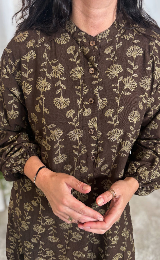 Marta Du Chateau Kjole - Indigo - Moro