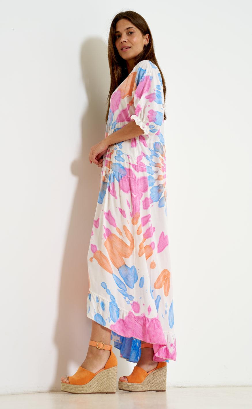 Marta Du Chateau Kjole - K1070 - Fuxia