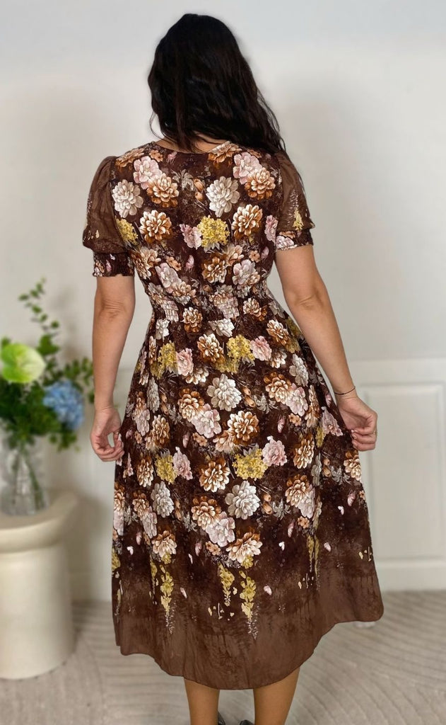 Marta Du Chateau Kjole - Lydia - Marrone