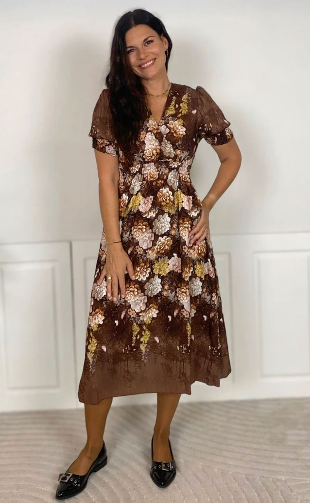 Marta Du Chateau Kjole - Lydia - Marrone