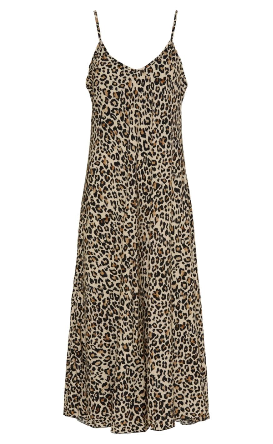 Marta Du Chateau Kjole - Melina - Beige Leo