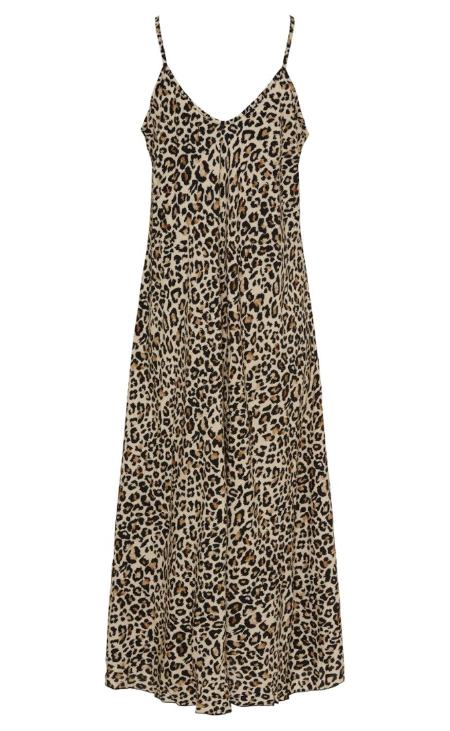 Marta Du Chateau Kjole - Melina - Beige Leo