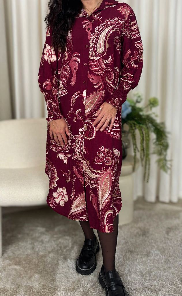 Marta Du Chateau Kjole - Moss - Bordeaux