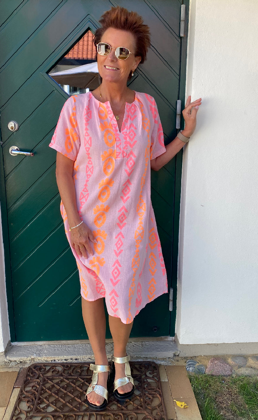 Marta Du Chateau Kjole - Nicolette - Pink