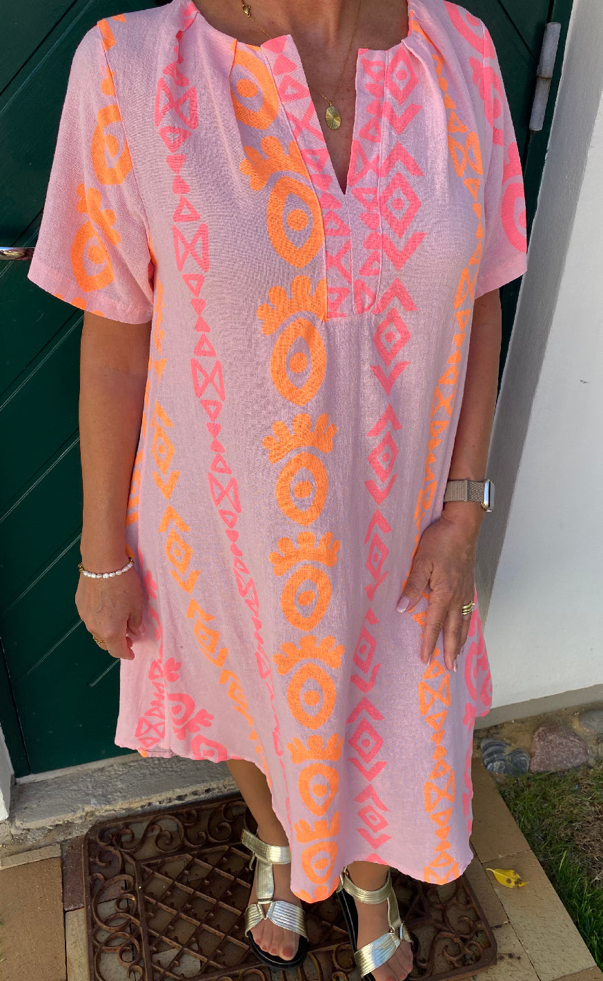 Marta Du Chateau Kjole - Nicolette - Pink