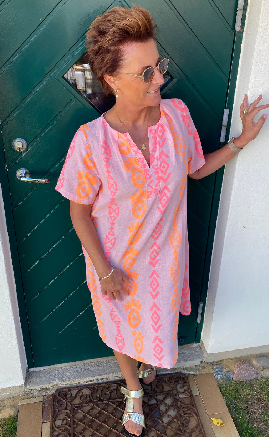 Marta Du Chateau Kjole - Nicolette - Pink