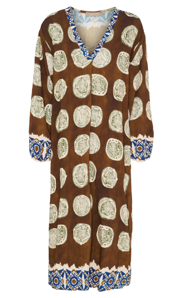 Marta Du Chateau Kjole - Vivienne - Marrone