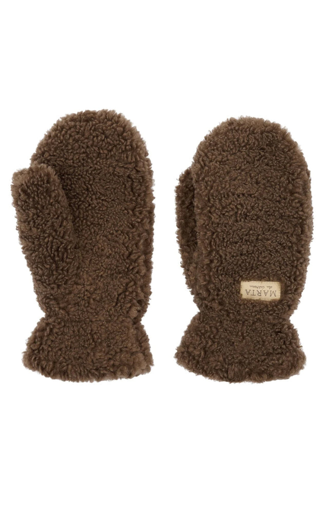 Marta Du Chateau Luffer - 48744 Marta Teddy Mitten - Brown