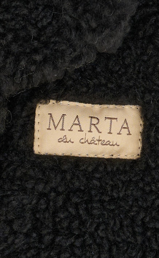 Marta Du Chateau Luffer - Marta Teddy Mitten - Black